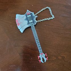 Gene Simmons Kiss Blood Axe Mini Signature Bass Guitar Action Figure Accessory