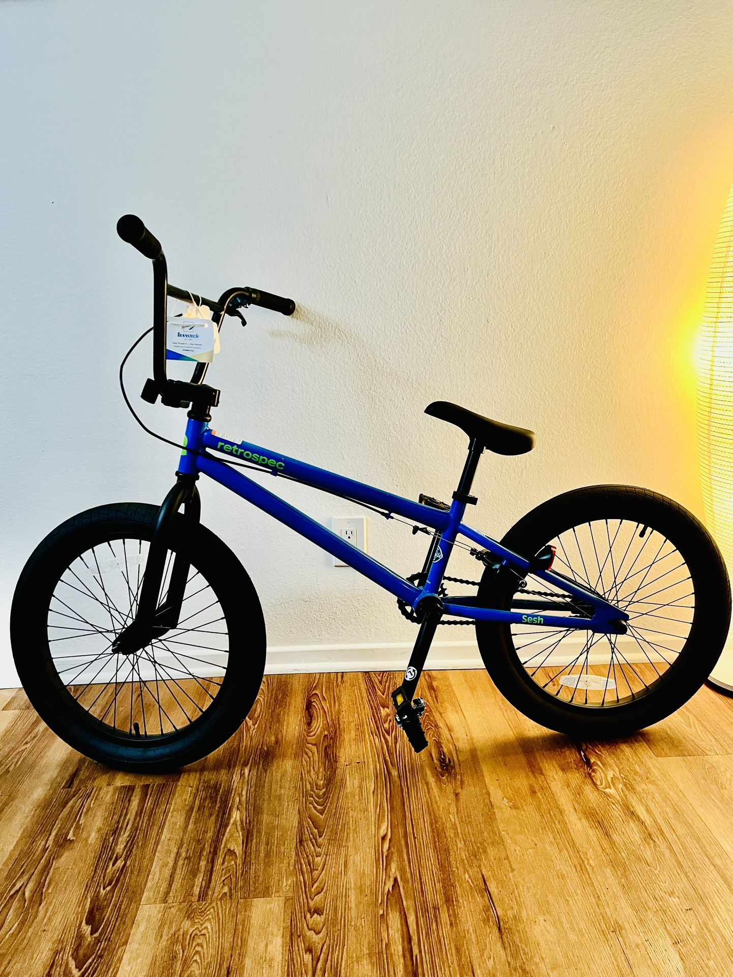 Never Used Youth BMX bike with helmet for sale
