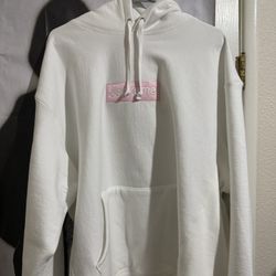 Supreme Box Logo White On Pink XL