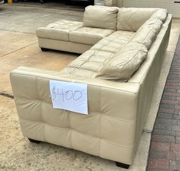 Leather Sectional Couch