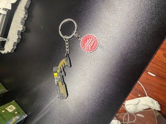 Fallout Nuka-Cola and Laser Pistol Keychain