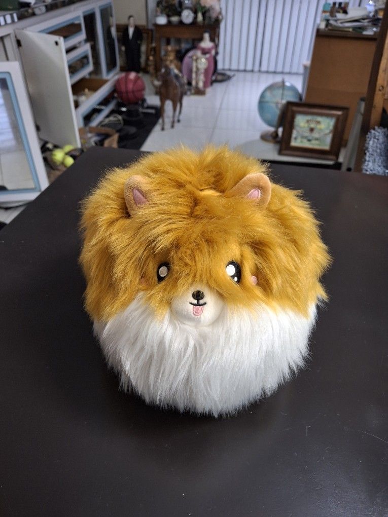 Adorable Squishable Pomeranian Dog Plush Stuffed Animal, Ages 3+