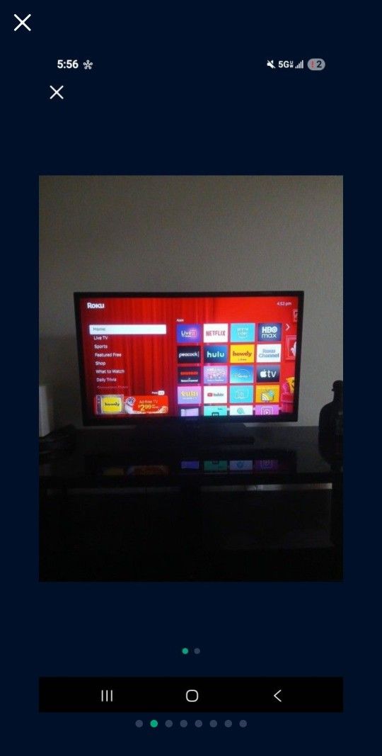 30 Inch Samsung TV With Roku