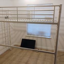 Metal Twin Bed  With mattress 