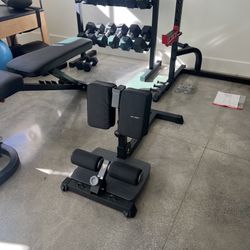 Deluxe multi Function Deep Sissy Squat Bench 