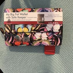 Butterfly Wallet Case With Safe Keeper