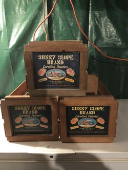 Peach boxes