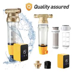 iSpring WSP50ARB Spin Down Sediment Water Filter (50 Micron) 
