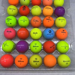 Matt Colored Golf Balls 30 Balls For $20 