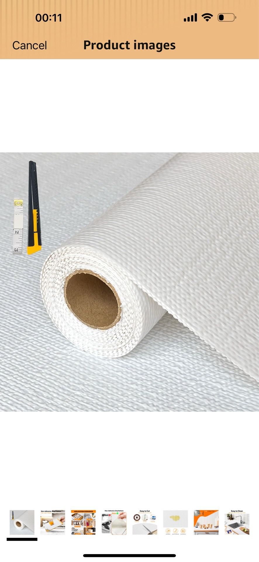 Brand new Shelf & Drawer Liner for Kitchen Cabinets, Non-Adhesive Cabinet Liners for Shelves 12in x 10FT Non Slip Cupboard Liner Strong Grip Mats Prot