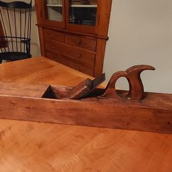 Antique Wood Plane- stamped F.A. White, 28" x 3.5" 