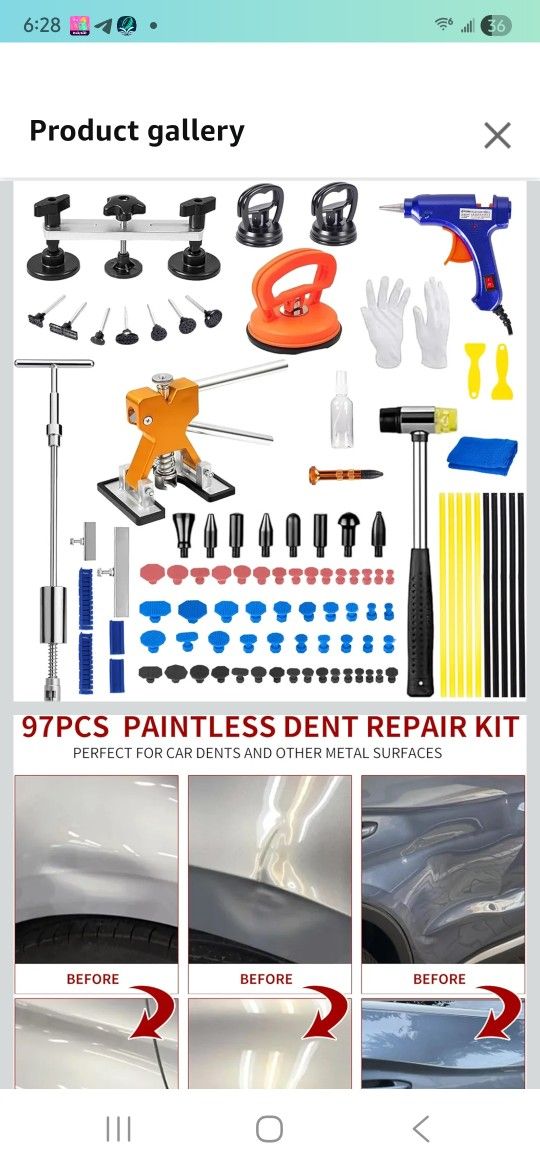 97 Piece Dent Puller