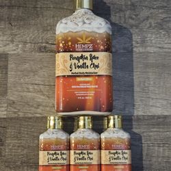 Hempz Pumpkin & Vanilla Chai  Moisturizer Bundle