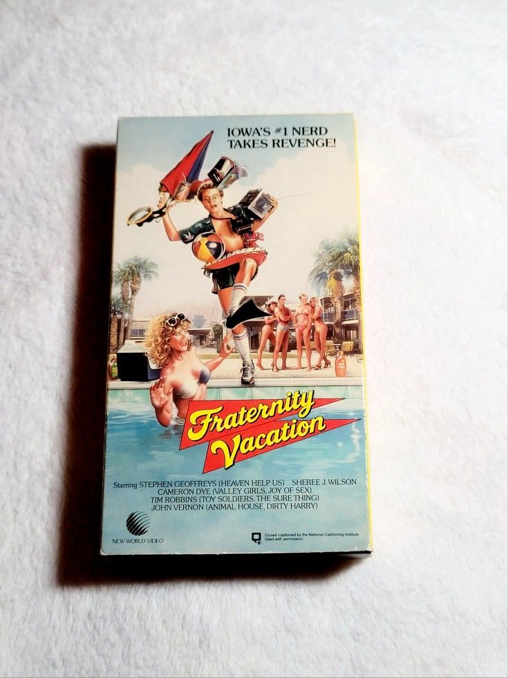 Fraternity Vacation VHS (1985)
