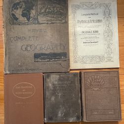 Collection of Early 1900’s School Books