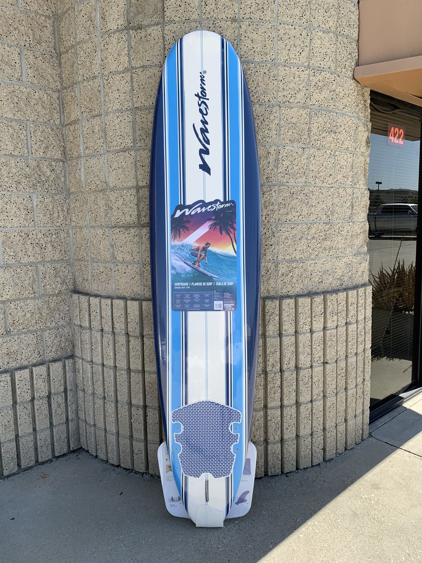 8’ Wavestorm Surfboard (READ DESCRIPTION IN FULL)