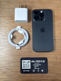 📱 iPhone 15 Pro | 256GB | Black Titanium | Unlocked (Any Carrier)