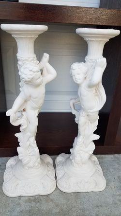 Cherub candle holders