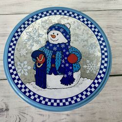 Snowman Cookie Tin