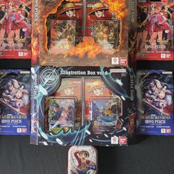 [SEALED] One Piece TCG Huge Bundle - EB-03, Vol 5 & 6, Luffy Tin + More!