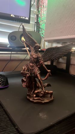 Saint Michael statue