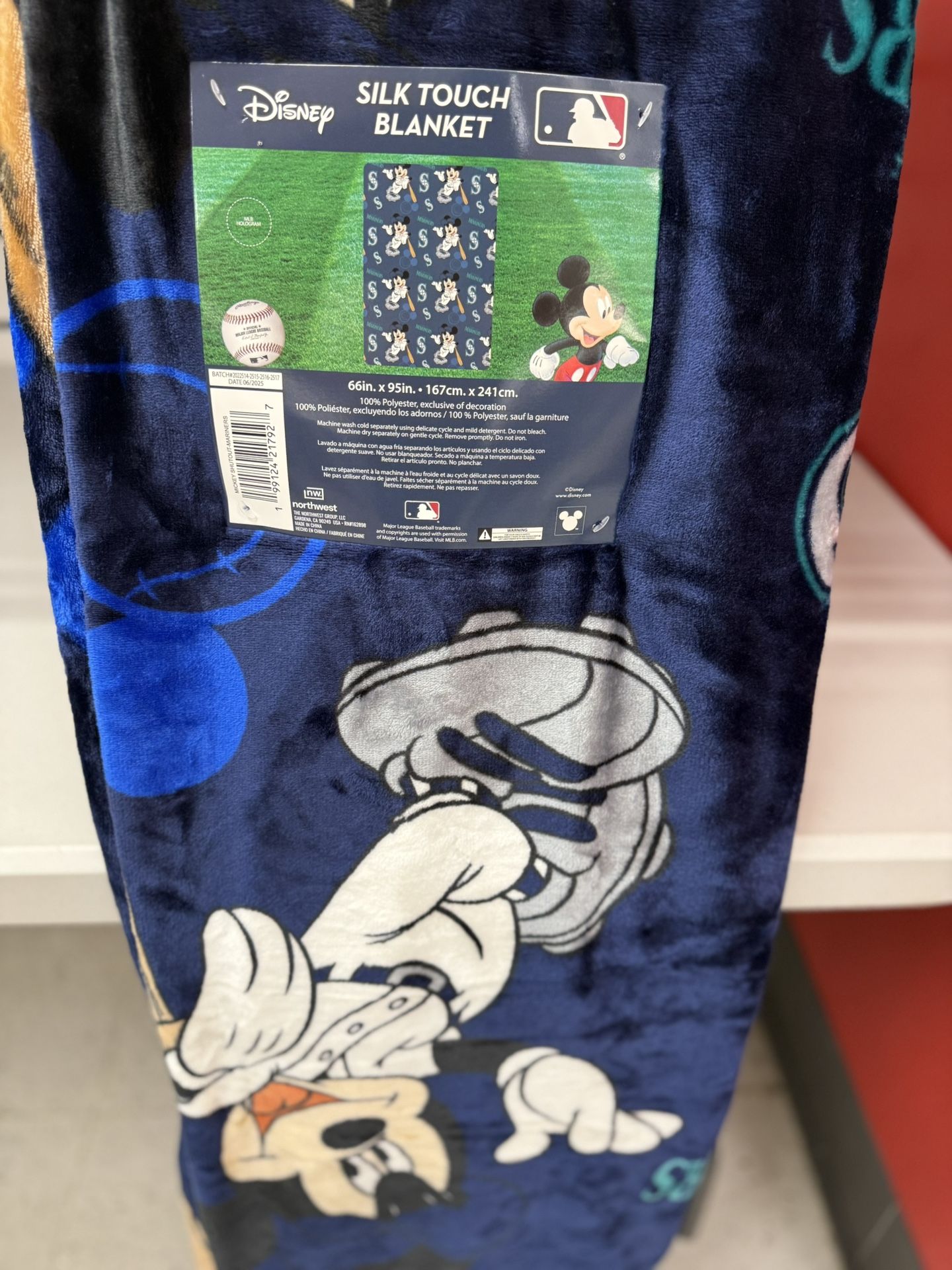 Mariners Mikey Mouse Blanket
