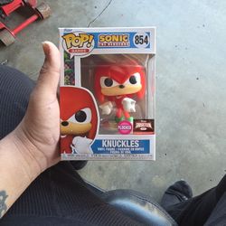Knuckles Funko Pop Flocked