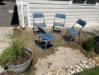 Folding chairs – four