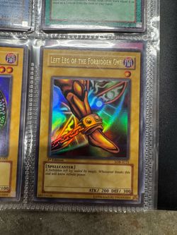 Yugioh card left leg of the forbidden one
