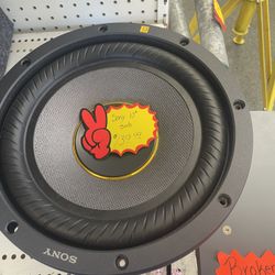 Sony 10” Subwoofer 