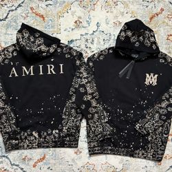Amiri Bandanna Hoodie size M/L/XL