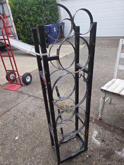 Hvac bottle rack