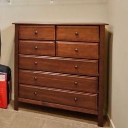Tall Wooden Dresser