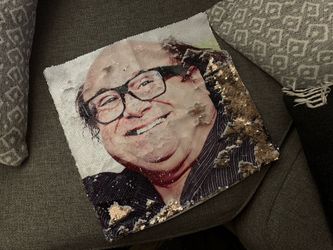 Danny DeVito Sequin Pillow Case Cover 