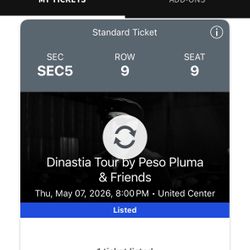 Peso Pluma Ticket 