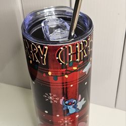 Stitch And The Grinch 20oz Stainless Steel Tumbler 