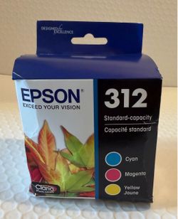 Epson 312 T312923-S Claria Photo HD Standard Capacity Ink Cartridges Exp 11/2028