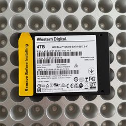 Western Digital WD Blue SA510 4TB SATA 2.5" Internal SSD Black