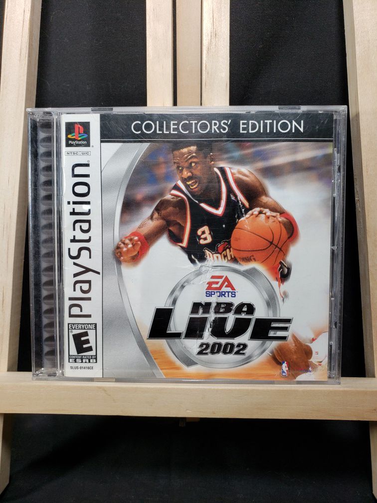 Playstation 1 2002 NBA live collectors edition