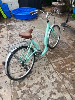 Biria Easy Boarding 7-Speed Step-Through Bike – Turquoise