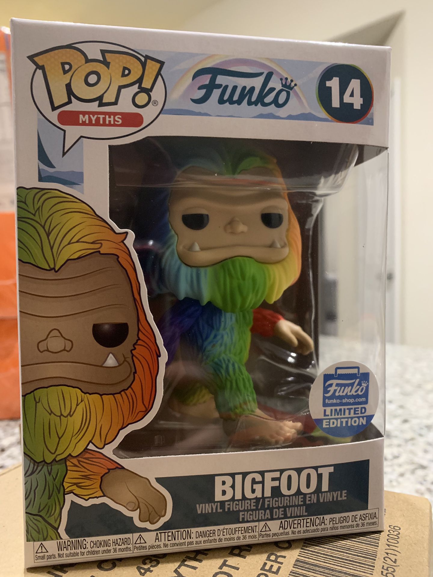 Funko pop Limited edition Rainbow Bigfoot
