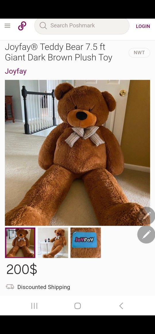 7.5 feet Teddy Bear 🧸