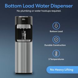 NEW Brio Water Cooler Dispenser Bottom Load, Hot /Cold/UV Cleaning