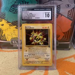 Pokémon Electabuzz Black Star CGC 10