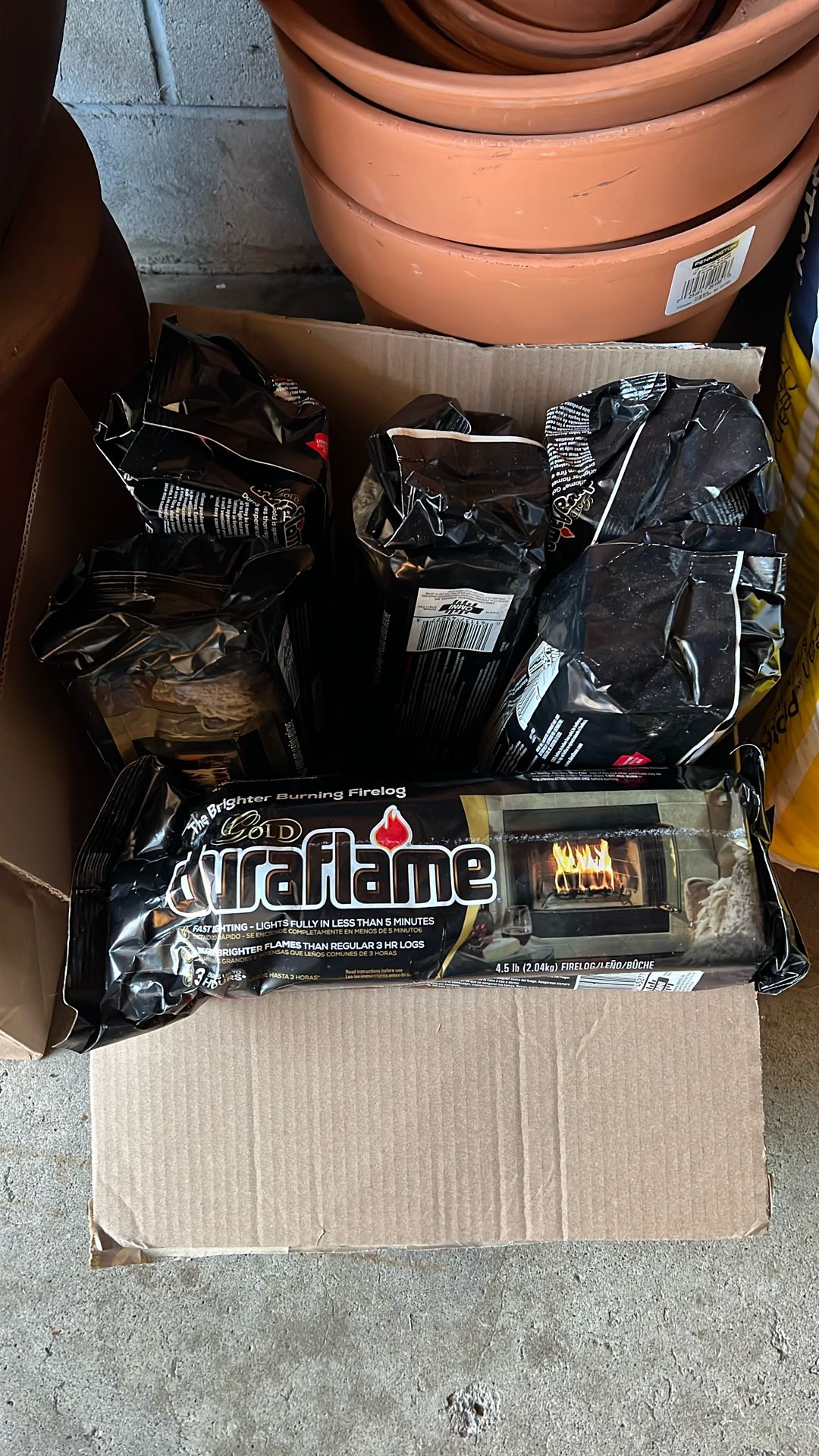 6 Duraflame Fast Lighting 4.5 Lb Fire Logs