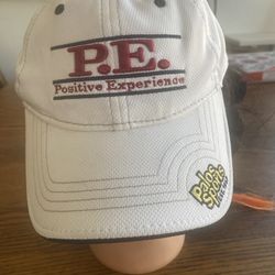 P.E. Positive Experience White Baseball Cap Made By The Game Adj