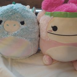 Fuzzy Dragon And Bigfoot Squishmallow 