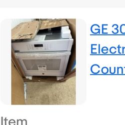 GE 30” Built In Electric Single Under Counter Oven 