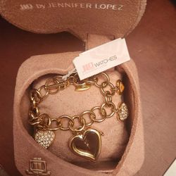 JLo Watch Charm Braclet