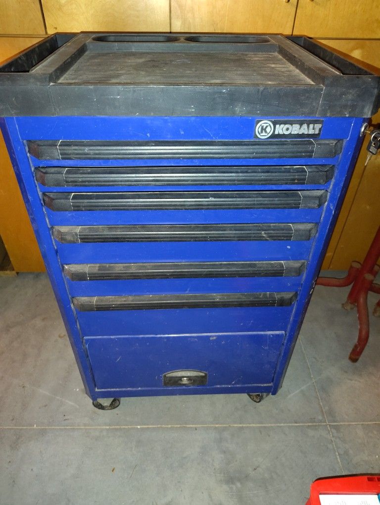 KOBALT 7-Drawer Rolling Tool Cart / Storage Cabinet (27-Inch Wide)